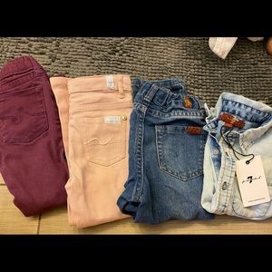 Toddler designer jean lot